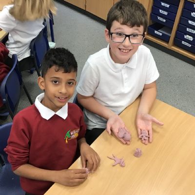 RE through playdough!